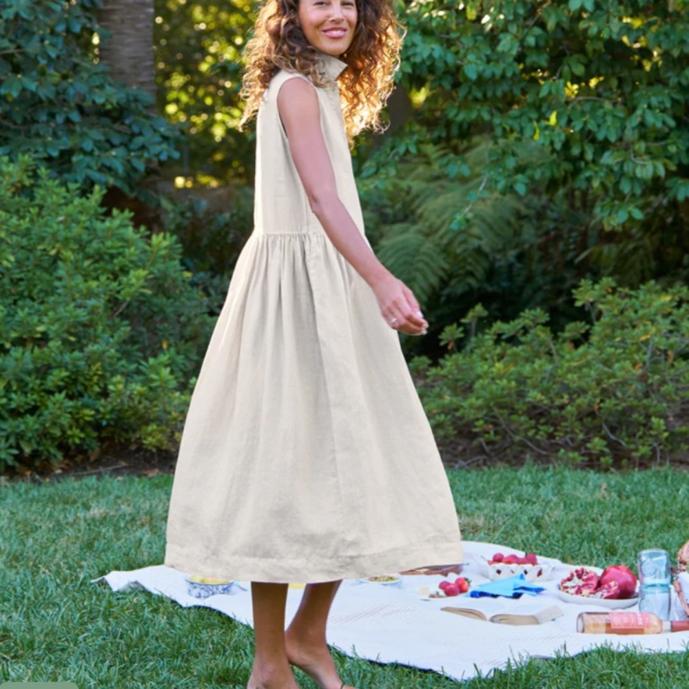 Frank & Eileen DAPHNE Sleeveless Popover Dress size XXS - Picture 4 of 11